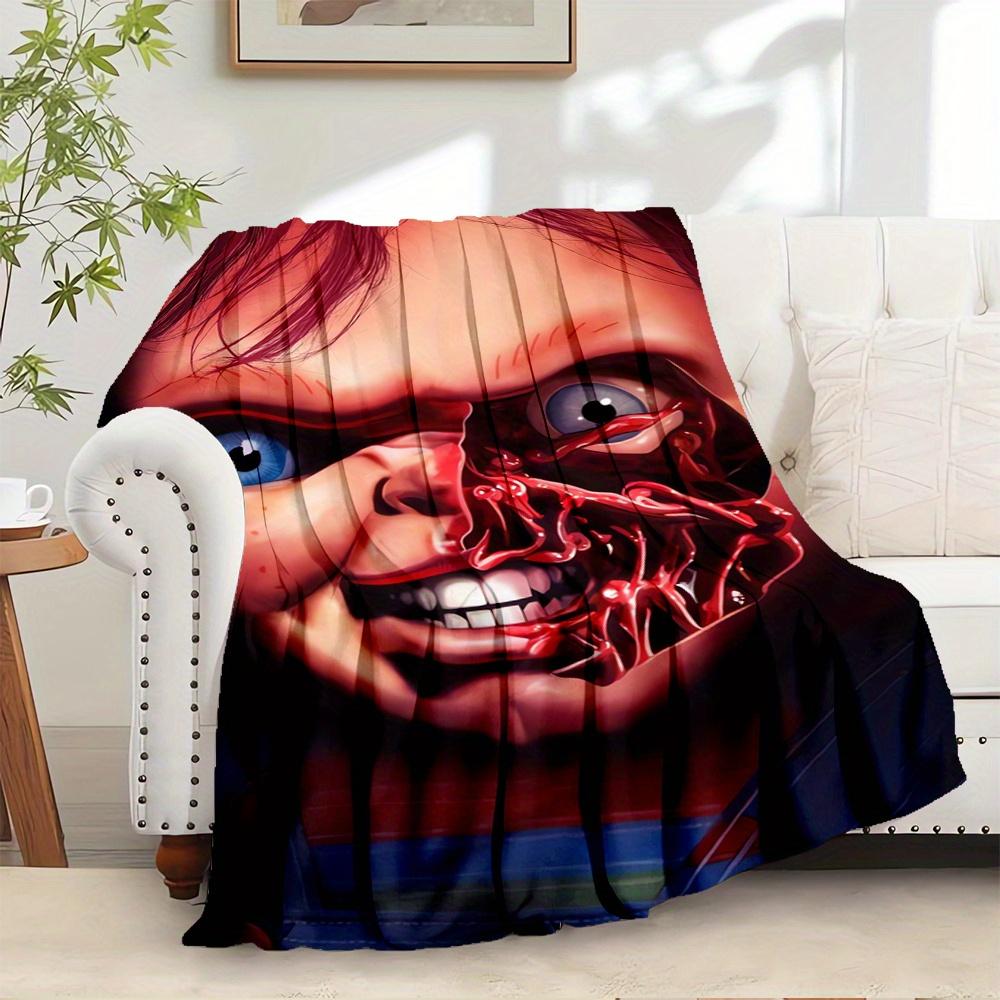 For Chucky,Horror Doll,Evil-Themed Flannel Blanket, Glam Style, Digital Print, All-Season Comfort, Tear-Resistant, Knitted Craftsmanship, Po 100x150cm
For Chucky,Horror Doll,Evil-Themed Flannel Blanket, Glam Style, Digital Print, All-Season Comfort, Tear-Resistant, Knitted Craftsmanship, Po 100x150cm
