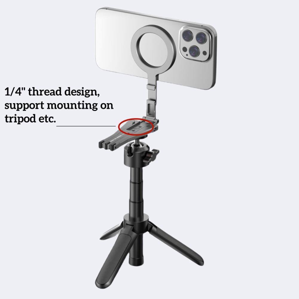 MG08 For iPhone 12-16 Magnetic Phone Stand Aluminum Alloy Desktop Holder Foldable Tripod
MG08 For iPhone 12-16 Magnetic Phone Stand Aluminum Alloy Desktop Holder Foldable Tripod