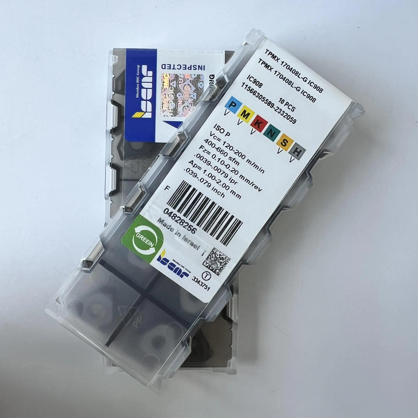 ISCAR / TPMX170408L-G IC908 /Industrial indexable carbide inserts 10 Pcs
ISCAR / TPMX170408L-G IC908 /Industrial indexable carbide inserts 10 Pcs