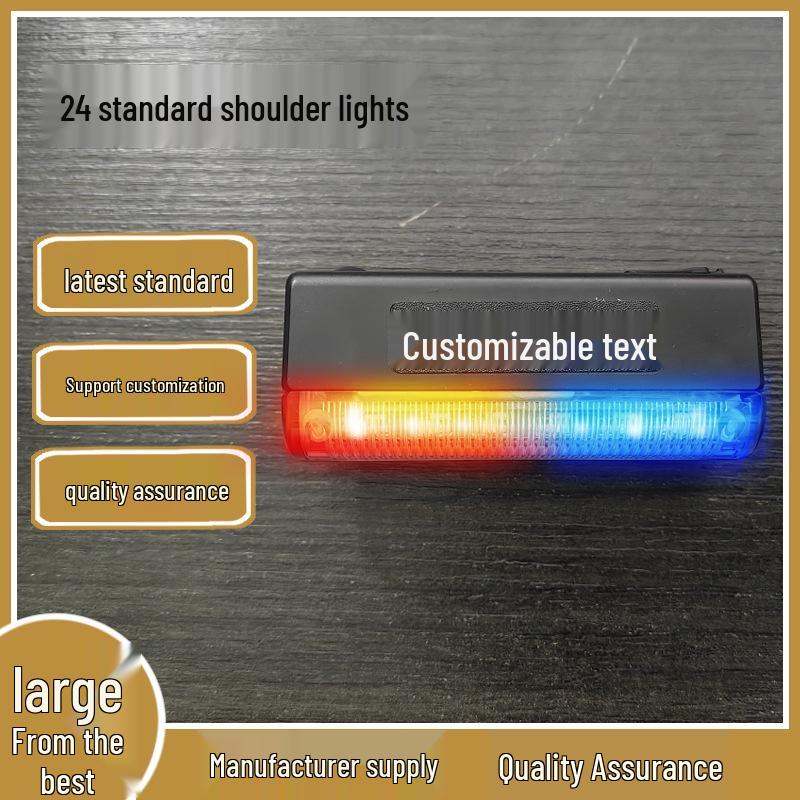 LED Rechargeable Strobe Light: Red/Blue Warning for Security Patrols - Super Bright & Anti-Collision
LED Rechargeable Strobe Light: Red/Blue Warning for Security Patrols - Super Bright & Anti-Collision