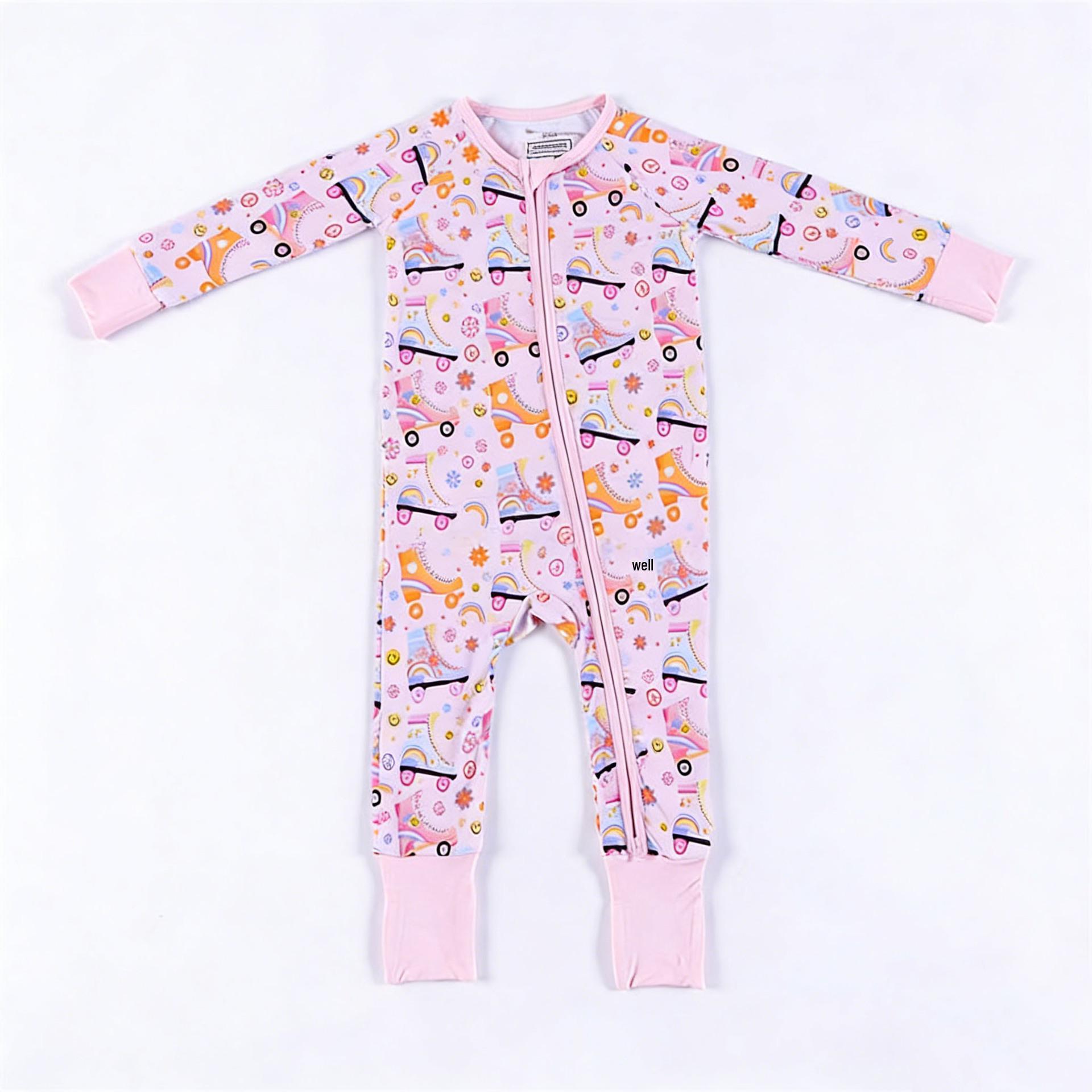 Cross-Border Kids Printed Jumpsuit Pajamas - Infant Baby Romper 9-12 Months
Cross-Border Kids Printed Jumpsuit Pajamas - Infant Baby Romper 9-12 Months