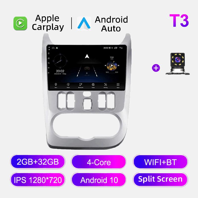 Автомобильное радио Android Auto Carplay для Renault Logan Sandero 2009-2015 Мультимедийный проигрыватель Головное устройство Стерео GPS Навигация BT WIFI 2+32 ГБ 1+16GB
Автомобильное радио Android Auto Carplay для Renault Logan Sandero 2009-2015 Мультимедийный проигрыватель Головное устройство Стерео GPS Навигация BT WIFI 2+32 ГБ 1+16GB