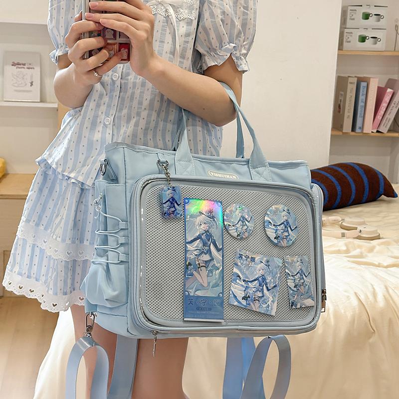 Girls Multifunctional Backpack Student Large Capacity Crossbody Bag Shoulder Bag чорний
Girls Multifunctional Backpack Student Large Capacity Crossbody Bag Shoulder Bag чорний