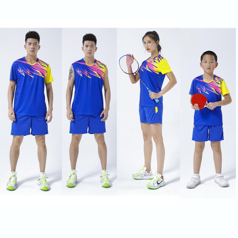 New summer badminton clothing sports suit quick-drying breathable boys and girls short-sleeved volleyball clothing table tennis clothing spot female 3xl
New summer badminton clothing sports suit quick-drying breathable boys and girls short-sleeved volleyball clothing table tennis clothing spot female 3xl