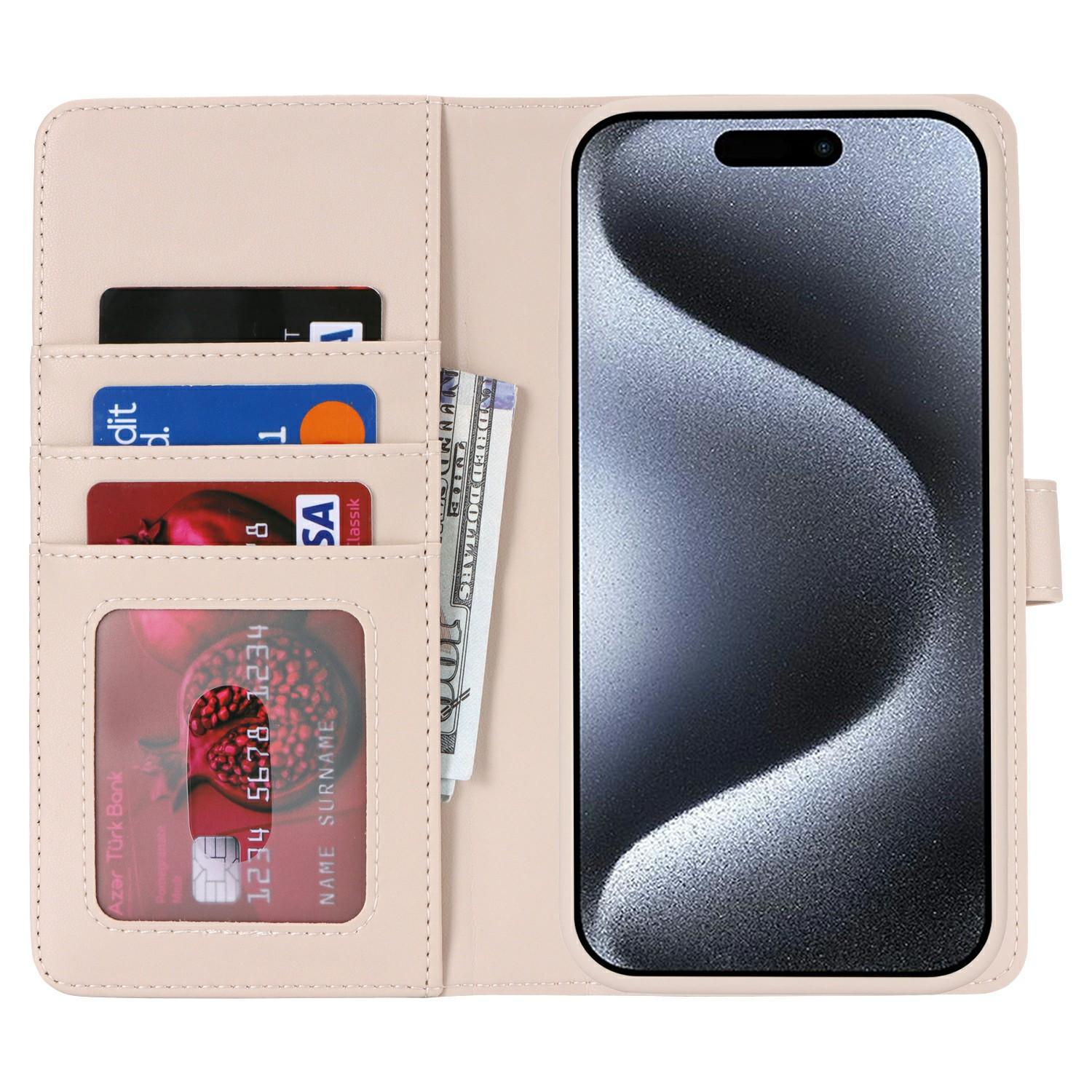 For iPhone 15 Pro Max Wallet Case Compatible with MagSafe Anti-Drop Detachable PU Leather Phone Cover Black
For iPhone 15 Pro Max Wallet Case Compatible with MagSafe Anti-Drop Detachable PU Leather Phone Cover Black