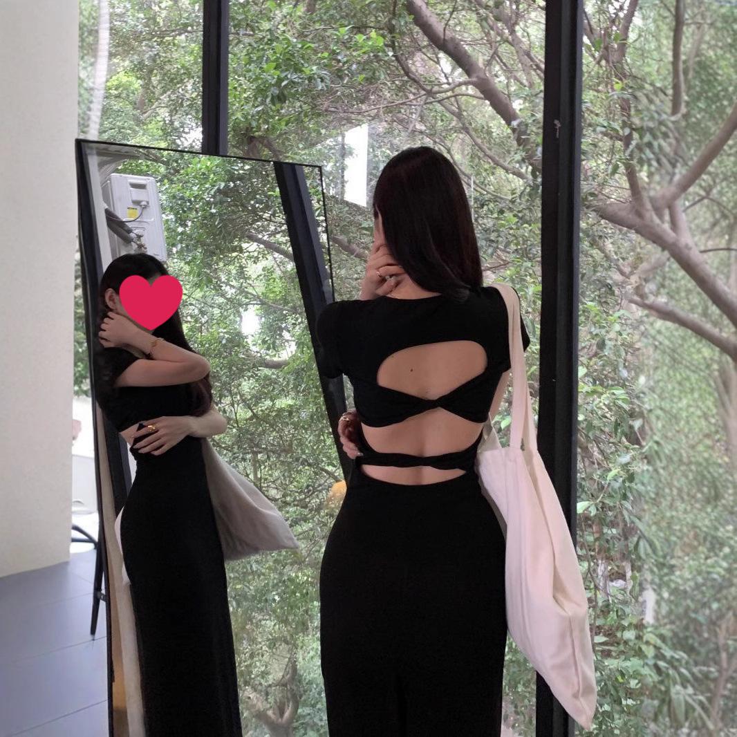 European & American Sexy Backless Bodycon Dress: Women s Slim Fit Summer Slit Wrap Long Dress S
European & American Sexy Backless Bodycon Dress: Women s Slim Fit Summer Slit Wrap Long Dress S