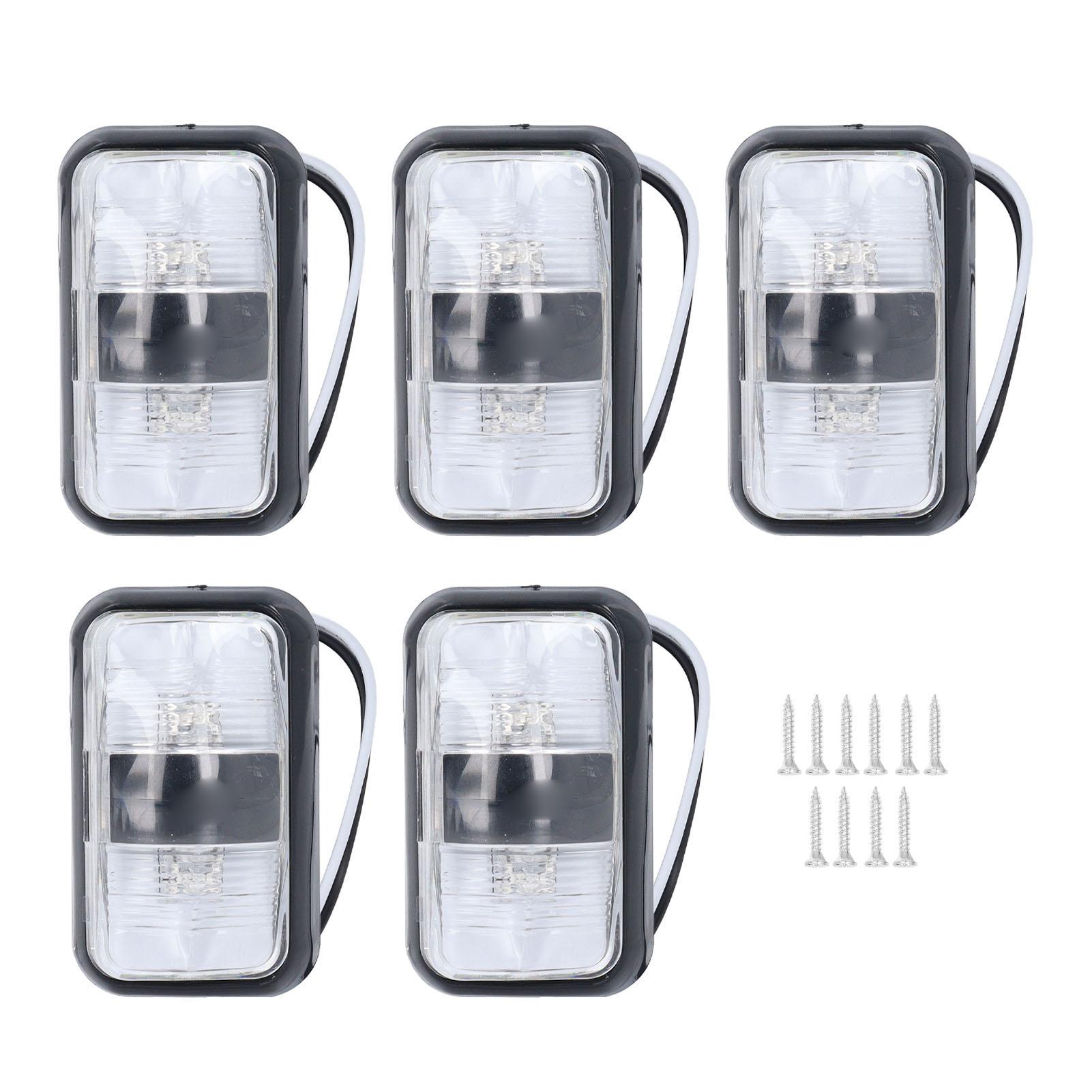 5 Set LED Marker Light Red Yellow High Light Double Bullseye Rectangle Surface Mount Ship Side Turn
5 Set LED Marker Light Red Yellow High Light Double Bullseye Rectangle Surface Mount Ship Side Turn