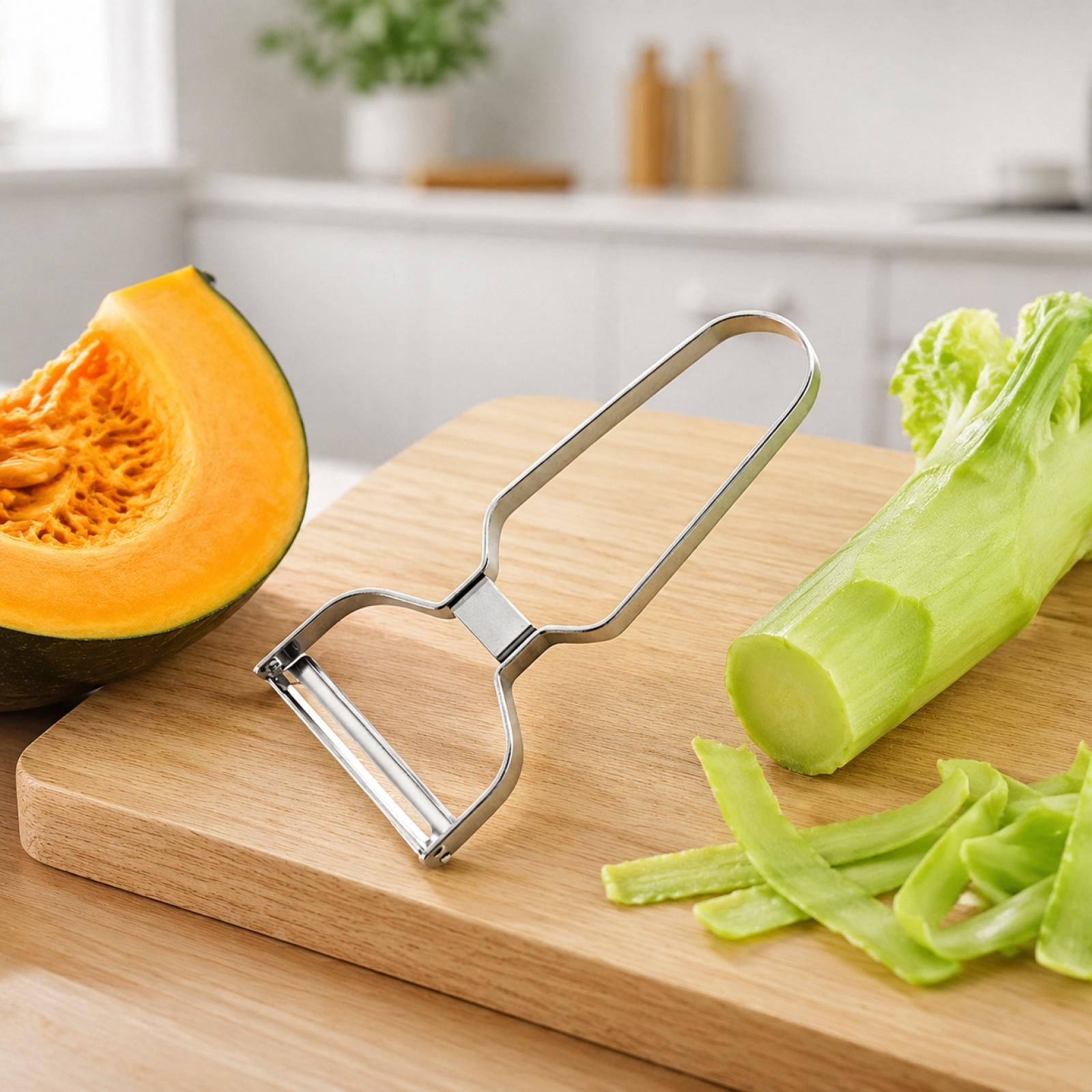 Stainless Steel Y Shaped Vegetable Peeler Kitchen Fruit Peeler Potato Peeler Efficient Peeling Tool Durable Handle for Home Cooking one size срібний
Stainless Steel Y Shaped Vegetable Peeler Kitchen Fruit Peeler Potato Peeler Efficient Peeling Tool Durable Handle for Home Cooking one size срібний
