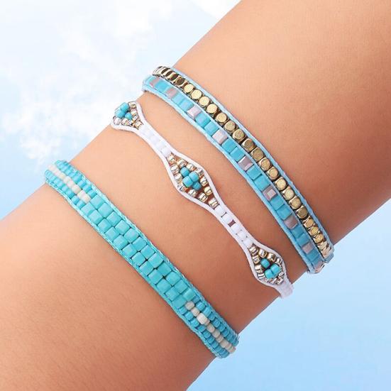 3Pcs/Set Boho Женщины Куб Бисероплетение Воск Веревка Плетеный Браслет Пляжные Ювелирные Изделия Подарок
3Pcs/Set Boho Женщины Куб Бисероплетение Воск Веревка Плетеный Браслет Пляжные Ювелирные Изделия Подарок