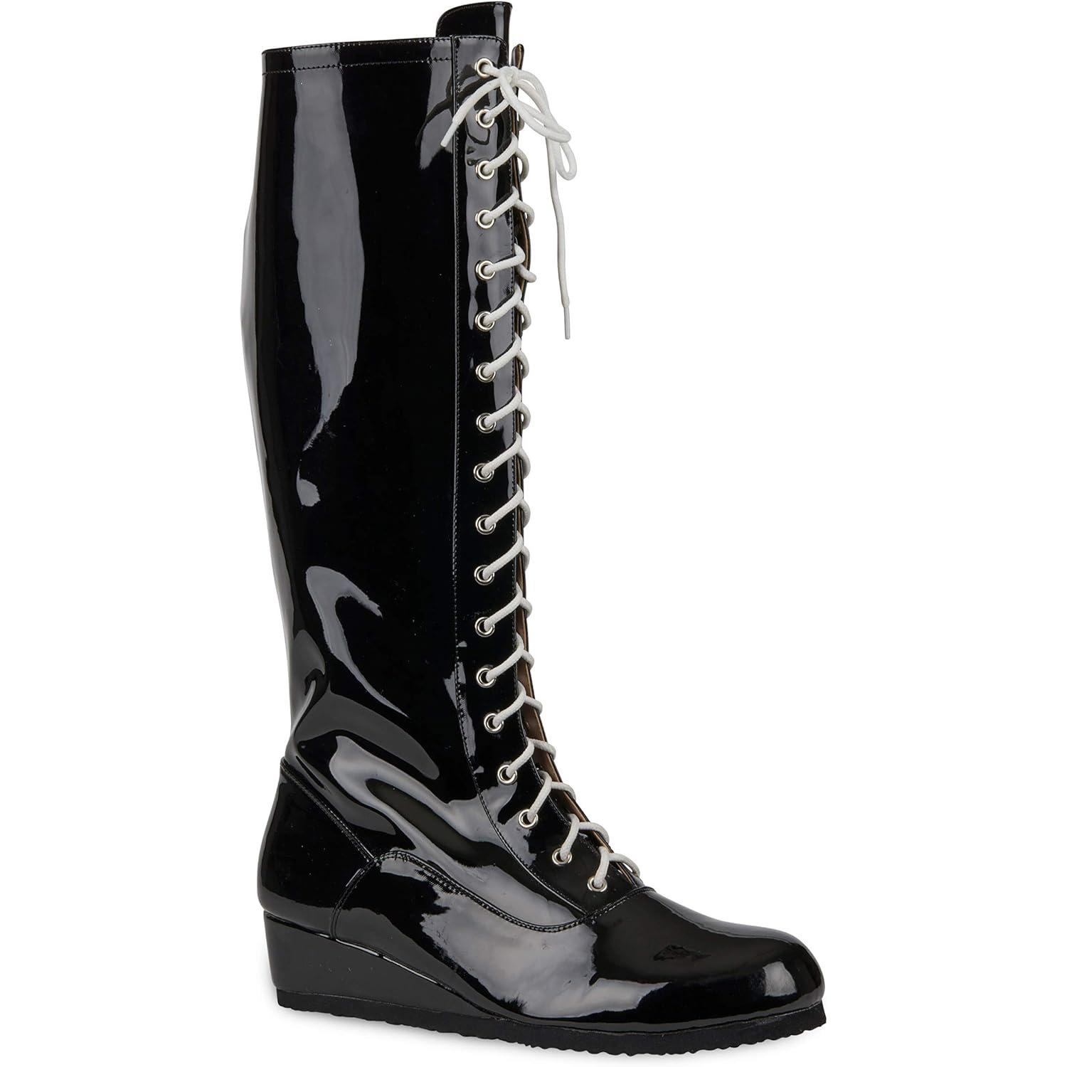 Мужественный рестлер лакированные сумасшедшие желтые ботинки Хэллоуин костюм аксессуары косплей 43 чёрный
Мужественный рестлер лакированные сумасшедшие желтые ботинки Хэллоуин костюм аксессуары косплей 43 чёрный