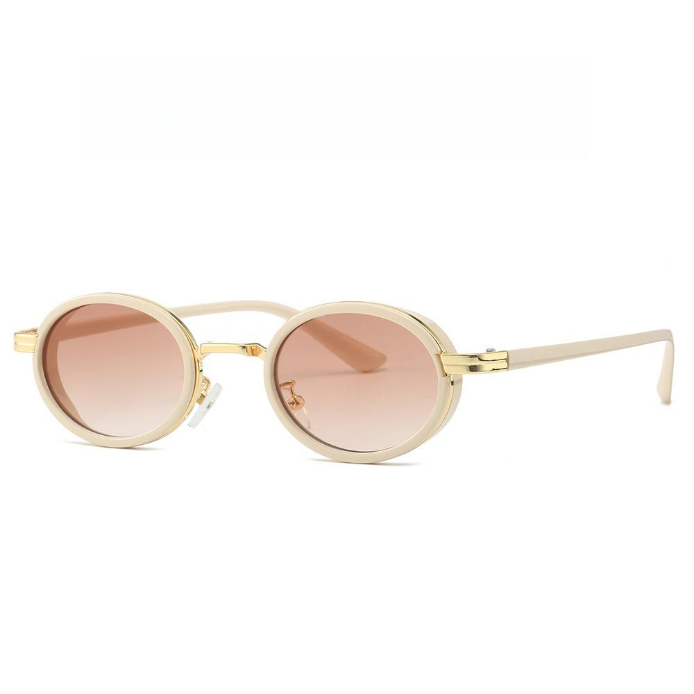Women Vintage Round Frame Sunglasses Elliptical Small Frame Steam Punk Sunglasses Ladies UV Resistant Sunscreen UV400 Sunglasses
Women Vintage Round Frame Sunglasses Elliptical Small Frame Steam Punk Sunglasses Ladies UV Resistant Sunscreen UV400 Sunglasses
