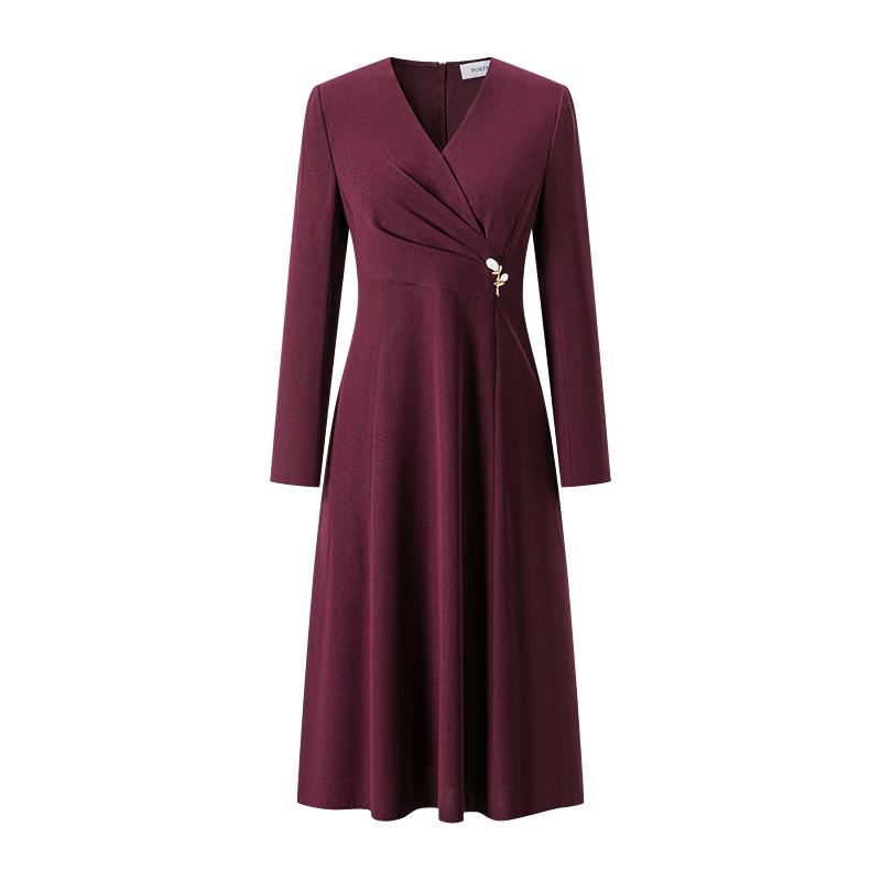 PORTS 2025 Autumn Pleated Waist V-Neck Midi Dress S (4)
PORTS 2025 Autumn Pleated Waist V-Neck Midi Dress S (4)