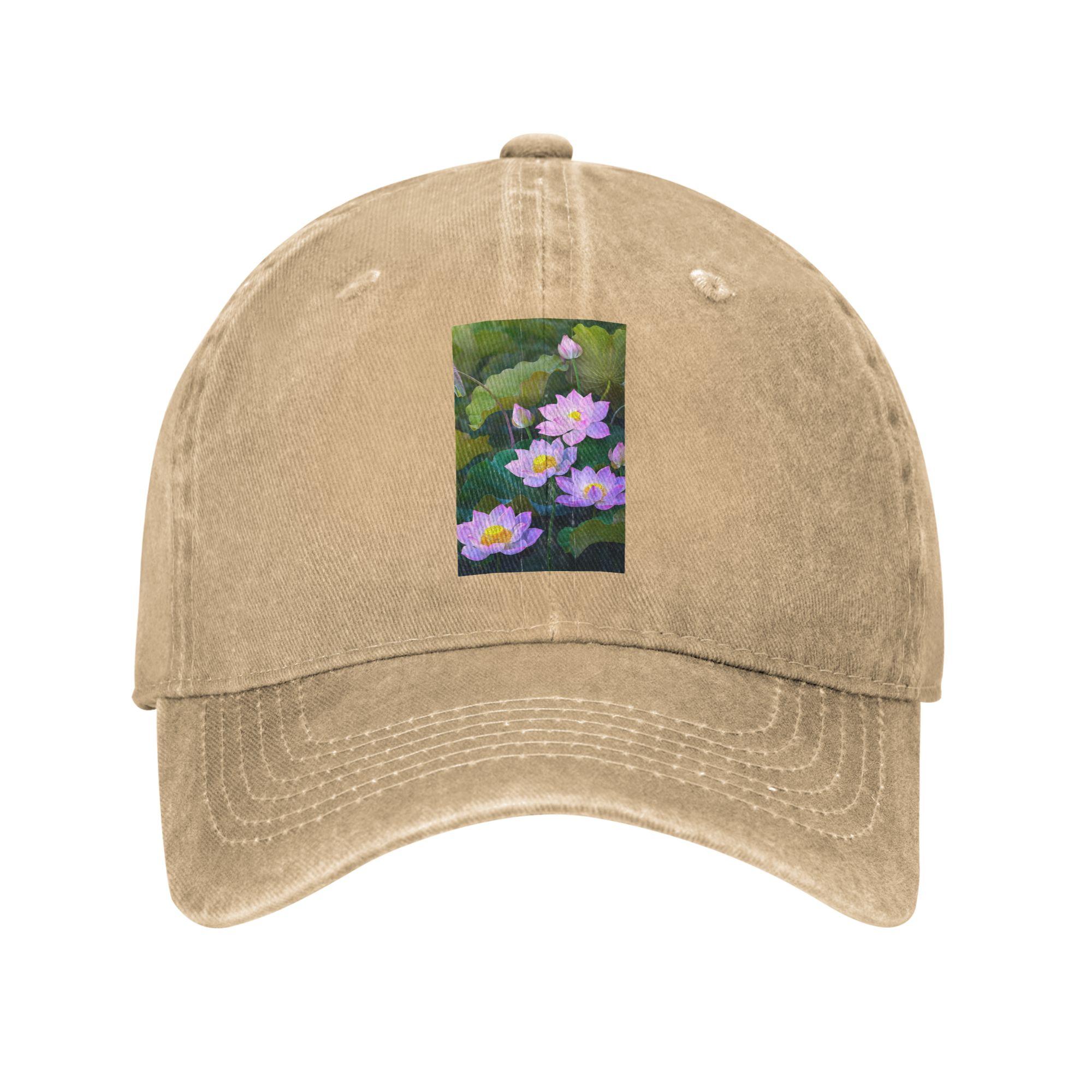 Lotus Flower Denim Cap Casual Baseball Caps Adjustable Hat Summer Unisex Baseball Hats One Size
Lotus Flower Denim Cap Casual Baseball Caps Adjustable Hat Summer Unisex Baseball Hats One Size