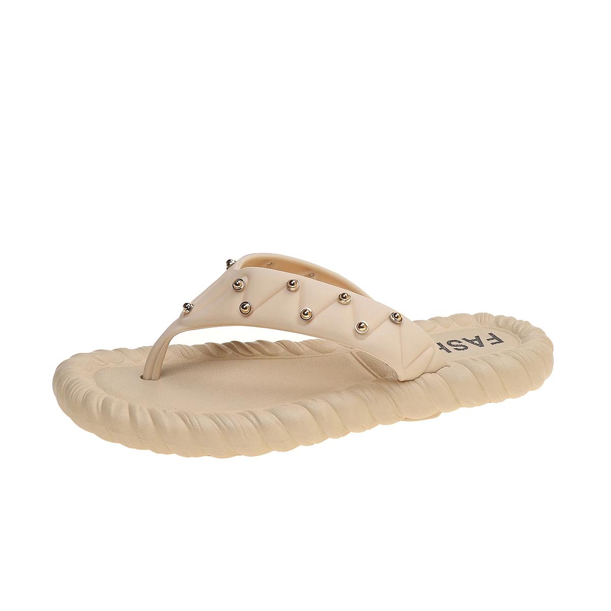 Women s Slippers 2025 Summer New High Quality Fashionable Rivet Design Flat Beach Casual Comfortable Toe Flip Flops Women Sandal 41 хаки
Women s Slippers 2025 Summer New High Quality Fashionable Rivet Design Flat Beach Casual Comfortable Toe Flip Flops Women Sandal 41 хаки
