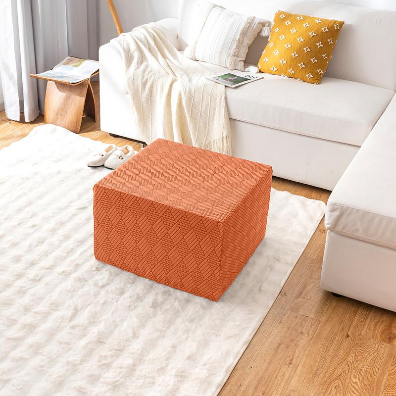Square Ottoman Cover Jacquard Stretch Flannel Footrest Stool Pouf Furniture Protector Solid Color All-inclusive Slipcover S
Square Ottoman Cover Jacquard Stretch Flannel Footrest Stool Pouf Furniture Protector Solid Color All-inclusive Slipcover S