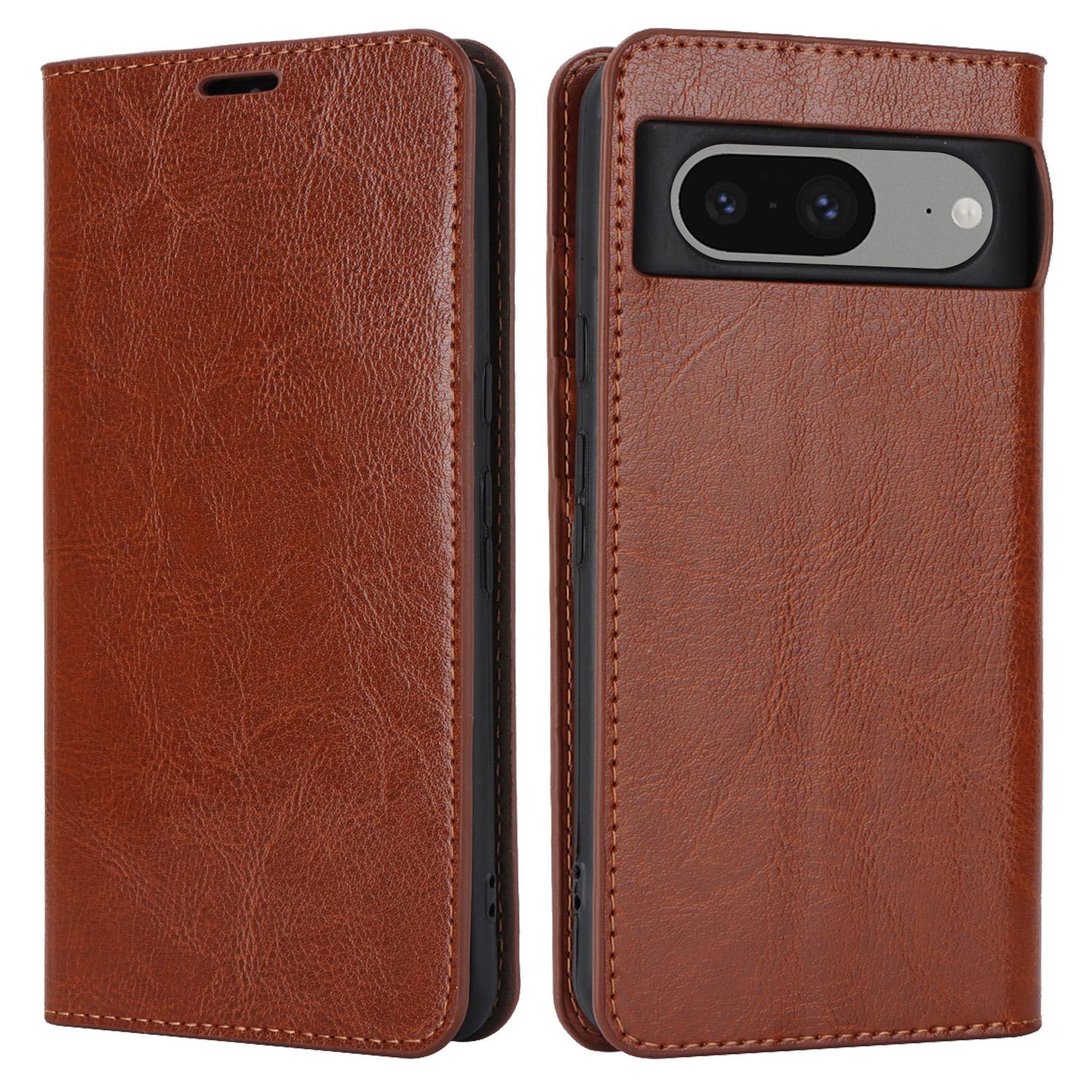 For Google Pixel 8 Flip Stand Wallet Crazy Horse Texture Cover Genuine Cow Leather Phone Case Light Brown
For Google Pixel 8 Flip Stand Wallet Crazy Horse Texture Cover Genuine Cow Leather Phone Case Light Brown