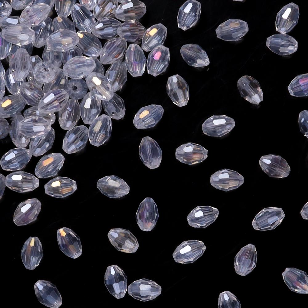 50pcs/lot 6x8mm Multicolor Oval Crystal Beads Faceted Loose Spacer Glass Rice Beads For DIY Charm Bracelet Earrings Accessories
50pcs/lot 6x8mm Multicolor Oval Crystal Beads Faceted Loose Spacer Glass Rice Beads For DIY Charm Bracelet Earrings Accessories