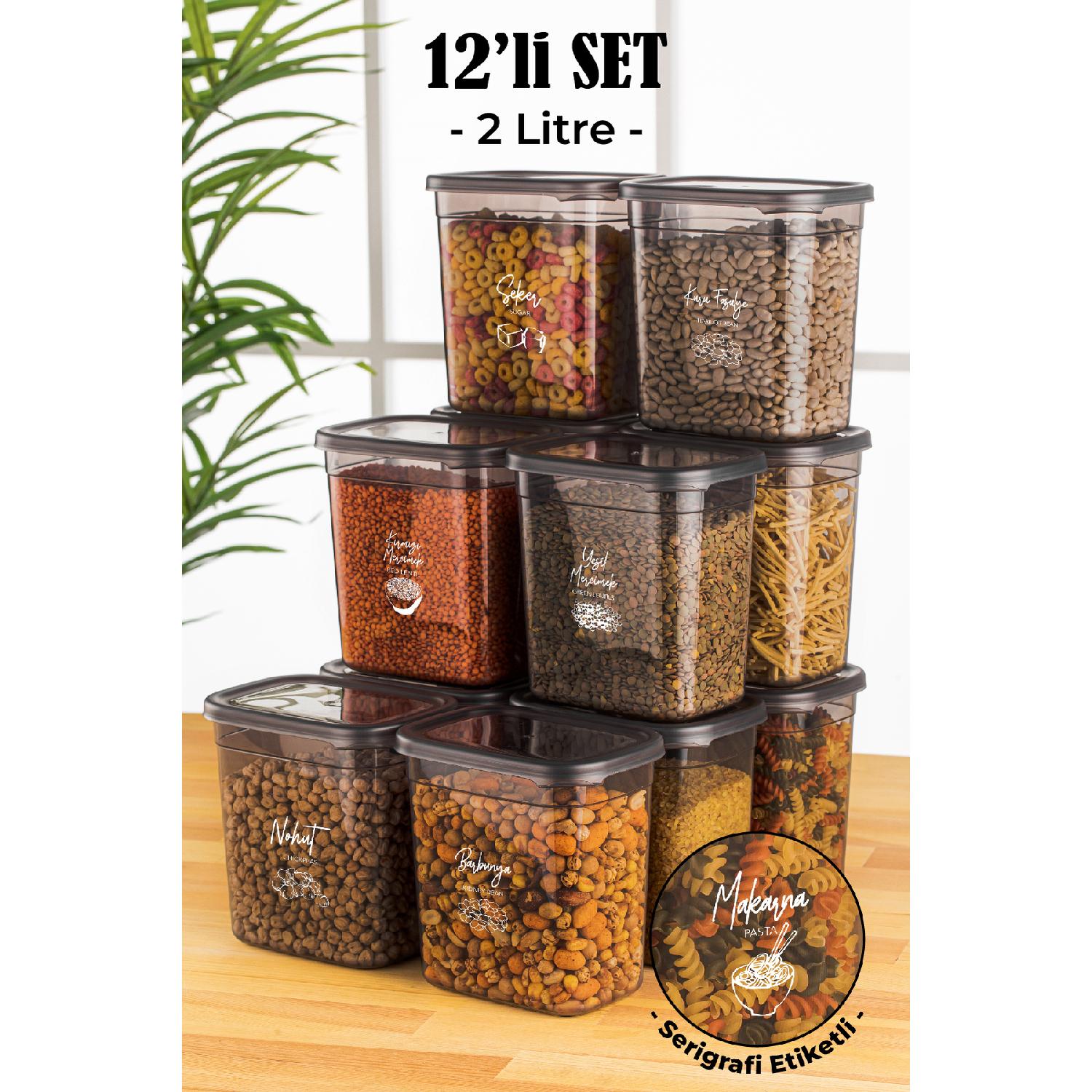 Set Of 12 Peggy Transparent Lid Tall Rectangular Storage Container 2 Liters With White Screen Printing Label
Set Of 12 Peggy Transparent Lid Tall Rectangular Storage Container 2 Liters With White Screen Printing Label