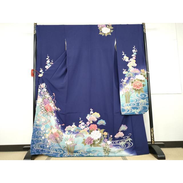 Heiwaya Kimono - Luxury long-sleeved kimono, flowing water snow ring, pine, bamboo and plum pattern, halo dyed, gold color, pure silk, masterpiece
Heiwaya Kimono - Luxury long-sleeved kimono, flowing water snow ring, pine, bamboo and plum pattern, halo dyed, gold color, pure silk, masterpiece