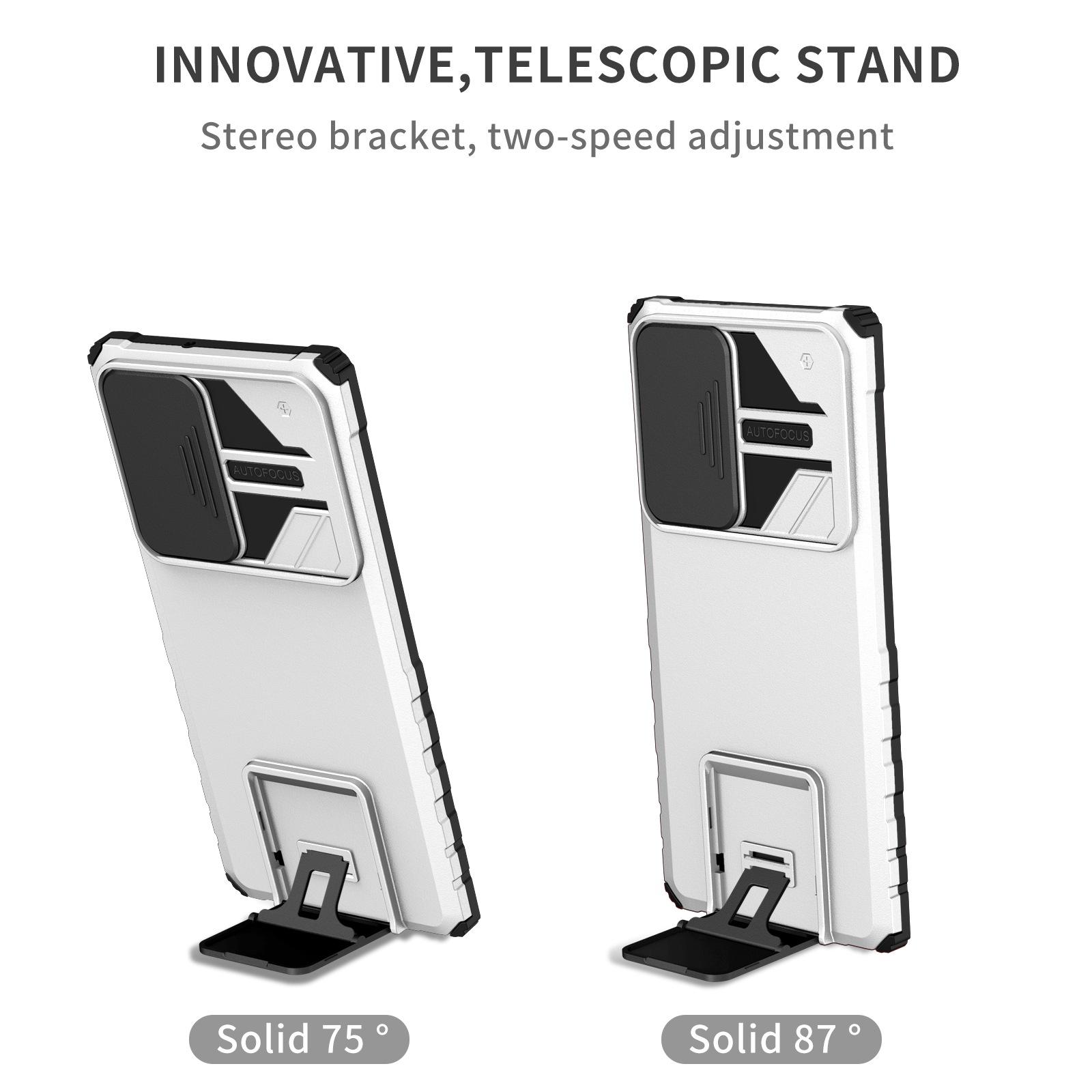 For Samsung Galaxy S22 Ultra 5G Adjustable Vertical Kickstand Phone Case Camera Slider Protection Hybrid PC+TPU Cover Baby Blue
For Samsung Galaxy S22 Ultra 5G Adjustable Vertical Kickstand Phone Case Camera Slider Protection Hybrid PC+TPU Cover Baby Blue