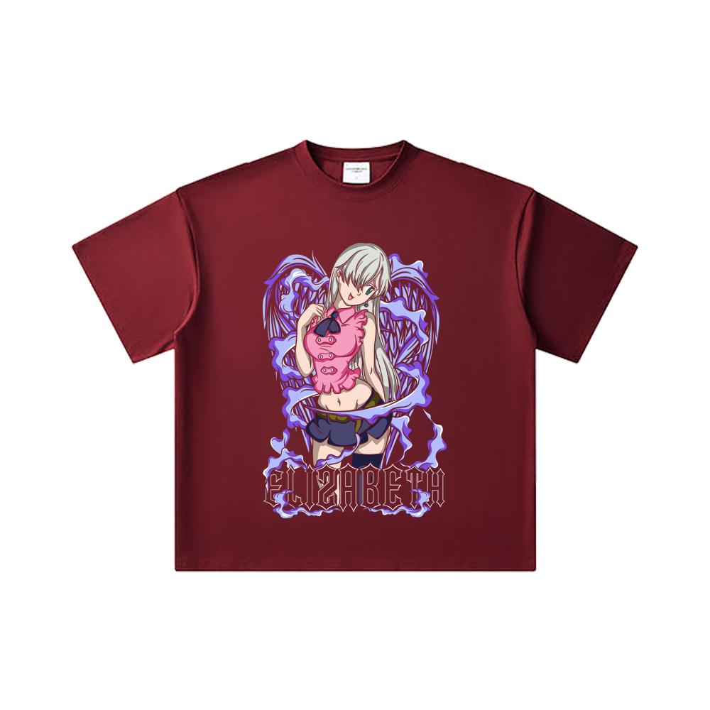 260 GSM Double Yarn 32 Count 100% Cotton Seven Deadly Sins V3 Elizabeth Print Unisex Heavy Cotton T Shirt 2XL
260 GSM Double Yarn 32 Count 100% Cotton Seven Deadly Sins V3 Elizabeth Print Unisex Heavy Cotton T Shirt 2XL