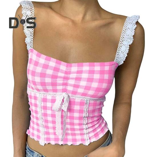 Клетчатый принт топы без рукавов с кружевной строчкой топ на бретельках с квадратным вырезом сексуальные короткие топы жилет на бретельках повседневная одежда XL розовый
Клетчатый принт топы без рукавов с кружевной строчкой топ на бретельках с квадратным вырезом сексуальные короткие топы жилет на бретельках повседневная одежда XL розовый