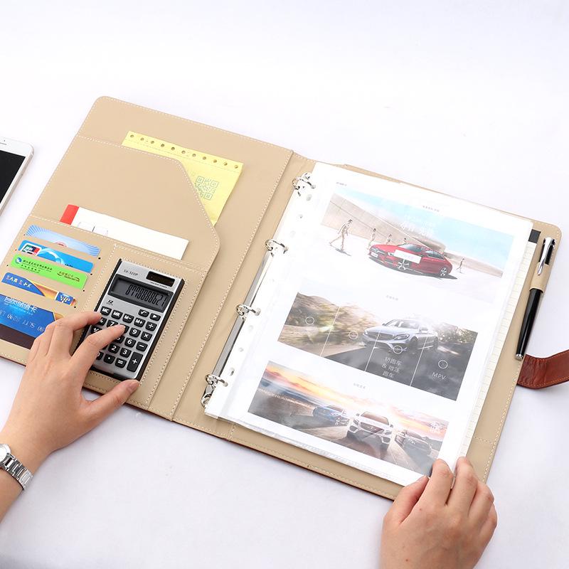 Кожаная папка-органайзер формата А4 с калькулятором, многофункциональная и настраиваемая.
Кожаная папка-органайзер формата А4 с калькулятором, многофункциональная и настраиваемая.