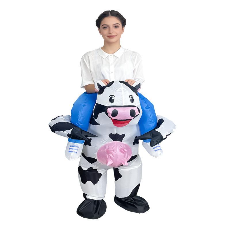 Inflatable cow riding costume for adults 150-190cm белый
Inflatable cow riding costume for adults 150-190cm белый