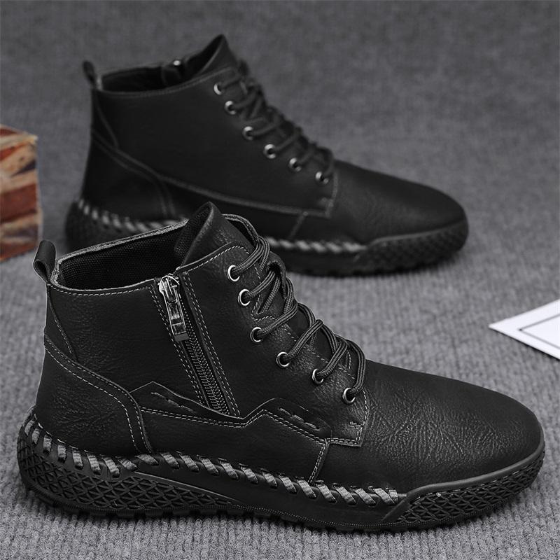 Горячая распродажа модных мужских ботинок, новые мужские прогулочные ботинки с боковой молнией 2024 года, универсальные мужские мотоциклетные ботинки, кожаные мужские повседневные низкие туфли 44 чёрный
Горячая распродажа модных мужских ботинок, новые мужские прогулочные ботинки с боковой молнией 2024 года, универсальные мужские мотоциклетные ботинки, кожаные мужские повседневные низкие туфли 44 чёрный