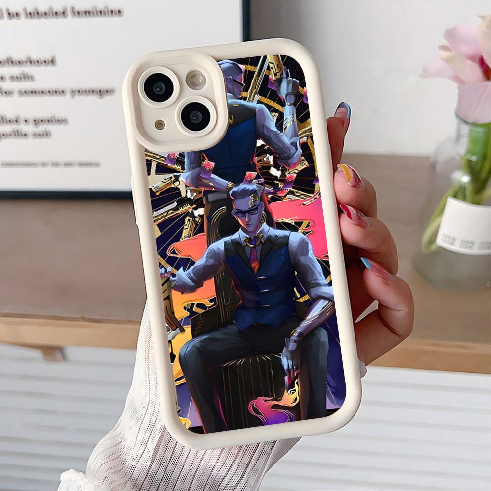 Valo Chamber Phone Case for iPhone 17 16 15 14 13 12 11 Air Pro Max Plus White Soft TPU Shockproof Cover iPhone Air
Valo Chamber Phone Case for iPhone 17 16 15 14 13 12 11 Air Pro Max Plus White Soft TPU Shockproof Cover iPhone Air
