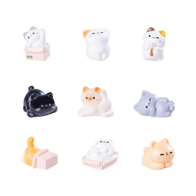 9pcs Figurines Miniature Cute Resin Cat Cat Micro Landscape Crafts Ornaments Home Decorations Animal Car Decor Room Accessories 9pcs
9pcs Figurines Miniature Cute Resin Cat Cat Micro Landscape Crafts Ornaments Home Decorations Animal Car Decor Room Accessories 9pcs
