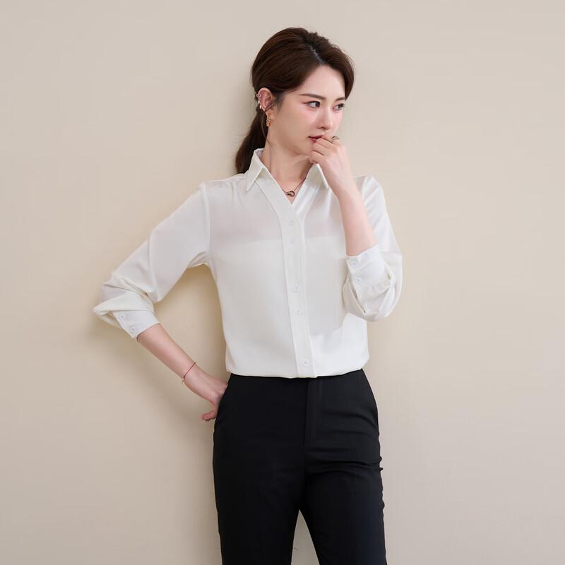 MOKANA Women s Elegant Slim-fit Long Sleeve Blouse L
MOKANA Women s Elegant Slim-fit Long Sleeve Blouse L