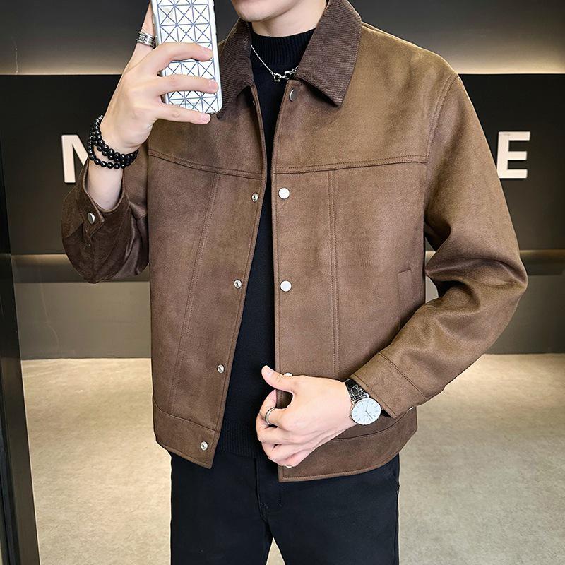 Men s Trendy Lapel Jacket - Spring/Autumn Casual Outerwear for All Ages L кавовий
Men s Trendy Lapel Jacket - Spring/Autumn Casual Outerwear for All Ages L кавовий