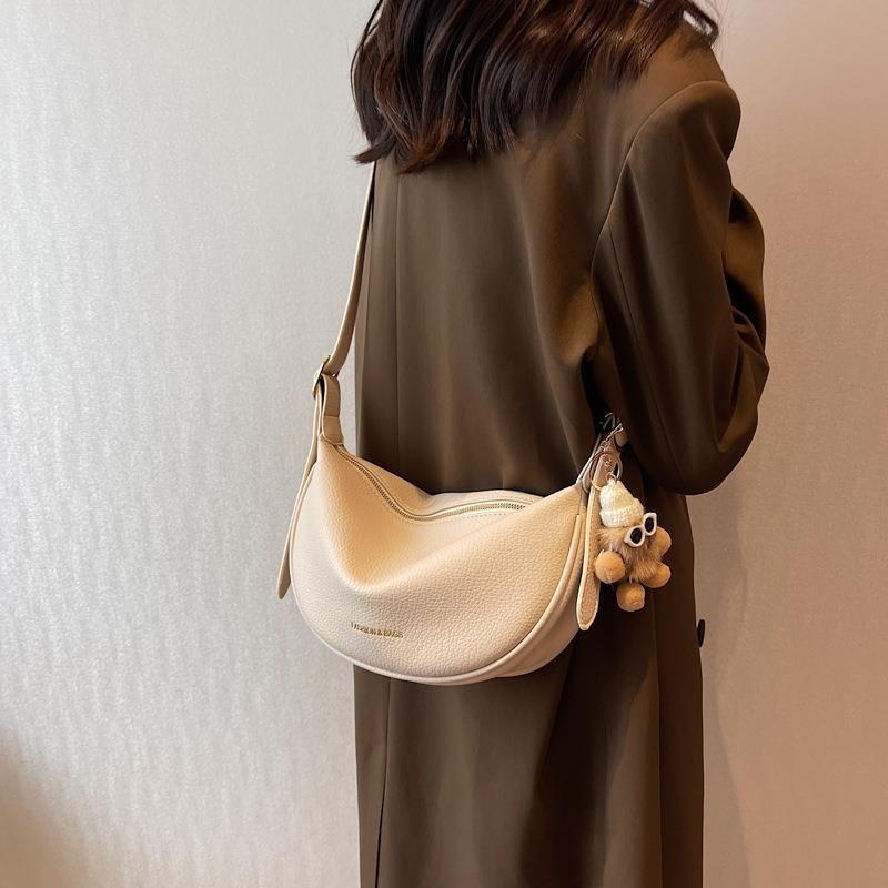 2024 New Arrival Vintage Pure Color Dumpling Bag Autumn Crossbody Bag білий
2024 New Arrival Vintage Pure Color Dumpling Bag Autumn Crossbody Bag білий