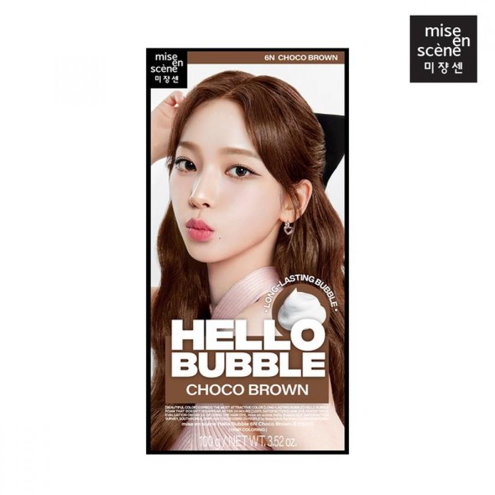 Miseenscene New Hello Bubble 6n Шоколадный Коричневый 100г
Miseenscene New Hello Bubble 6n Шоколадный Коричневый 100г