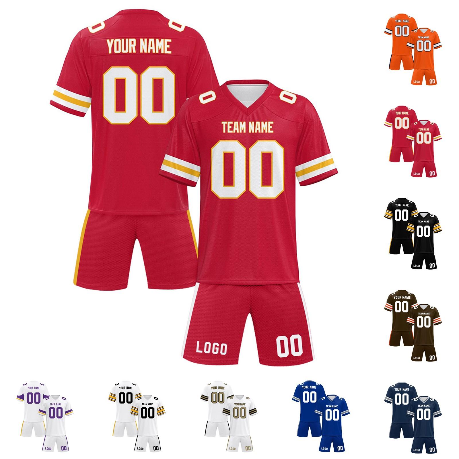 Custom Football Jerseys Personalized Printed Team Name & Number Sports Uniform For Men Women Youth S шафрановий
Custom Football Jerseys Personalized Printed Team Name & Number Sports Uniform For Men Women Youth S шафрановий