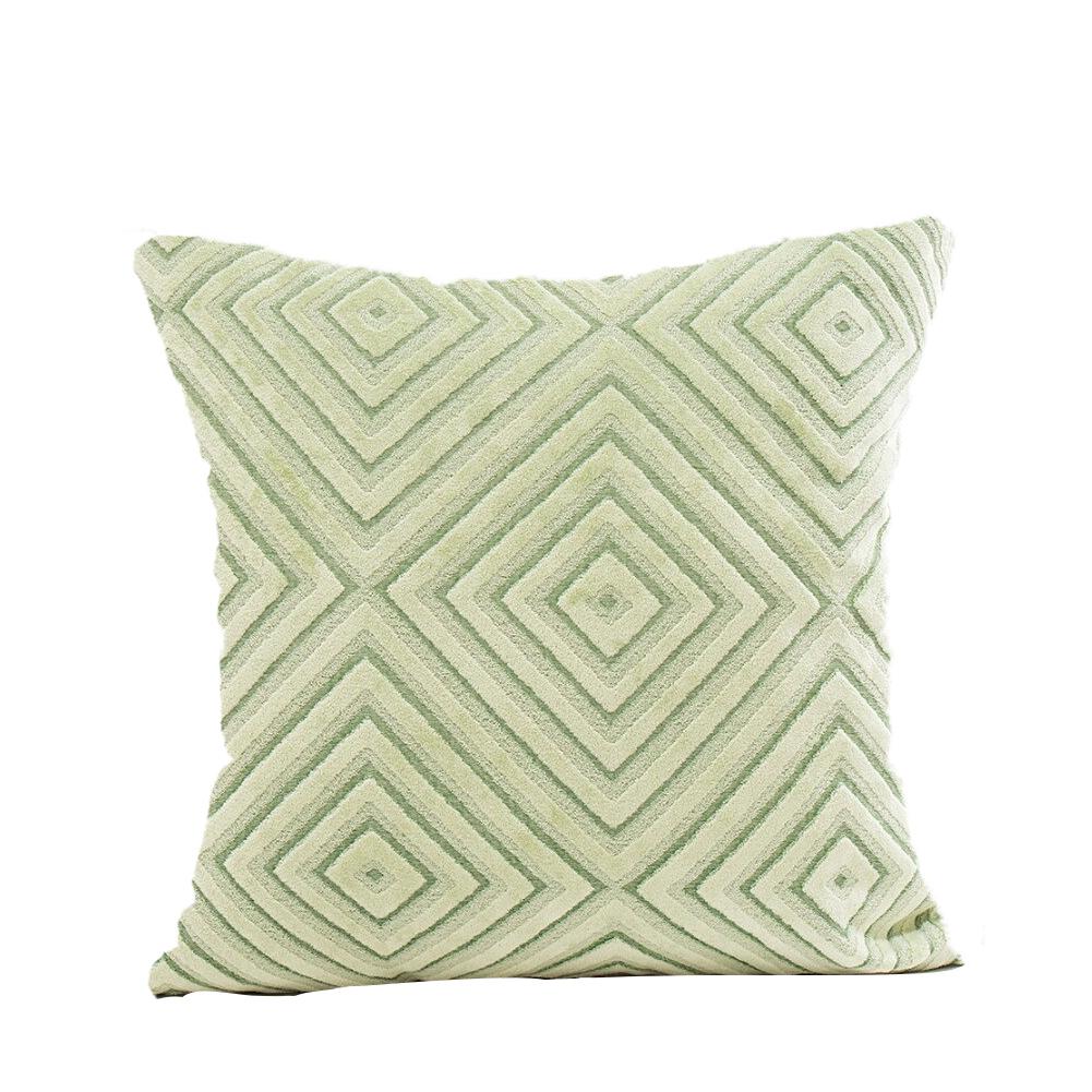 Flocking Geometric Strips Pattern Throw Pillow Cover without Filling Home Decoration green45*45cm
Flocking Geometric Strips Pattern Throw Pillow Cover without Filling Home Decoration green45*45cm