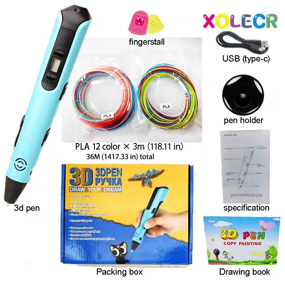 NP100 3D Printing Pen 3D Pen with 12 Colors 36M Filament Creative Gift for Kids EU PLUG синий
NP100 3D Printing Pen 3D Pen with 12 Colors 36M Filament Creative Gift for Kids EU PLUG синий