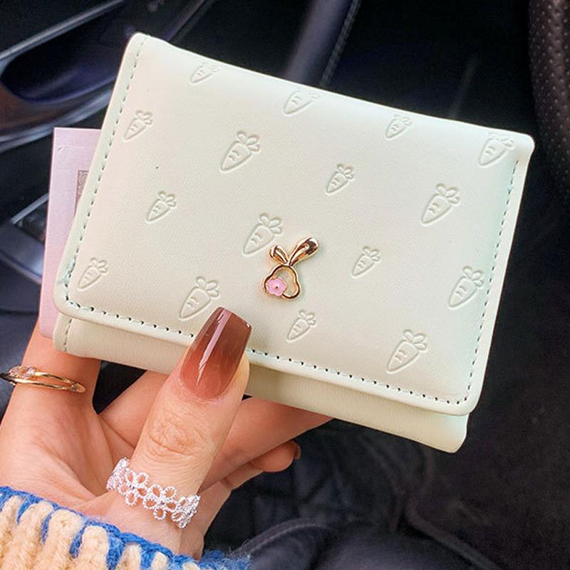 Portable Cartoon Rabbit Purses Carrot Printed Snap Button Lady Short Pu Wallet Waterproof Candy Color Triple Fold Card Bag рожевий
Portable Cartoon Rabbit Purses Carrot Printed Snap Button Lady Short Pu Wallet Waterproof Candy Color Triple Fold Card Bag рожевий