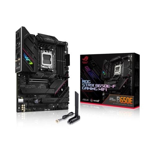 Материнська плата ASUS ROG STRIX B650E-F GAMING WIFI, сумісна з серією AMD Ryzen 7000 AM5, B650, формфактор ATX/продукт від вітчизняного авторизованого дистриб ютора
Материнська плата ASUS ROG STRIX B650E-F GAMING WIFI, сумісна з серією AMD Ryzen 7000 AM5, B650, формфактор ATX/продукт від вітчизняного авторизованого дистриб ютора