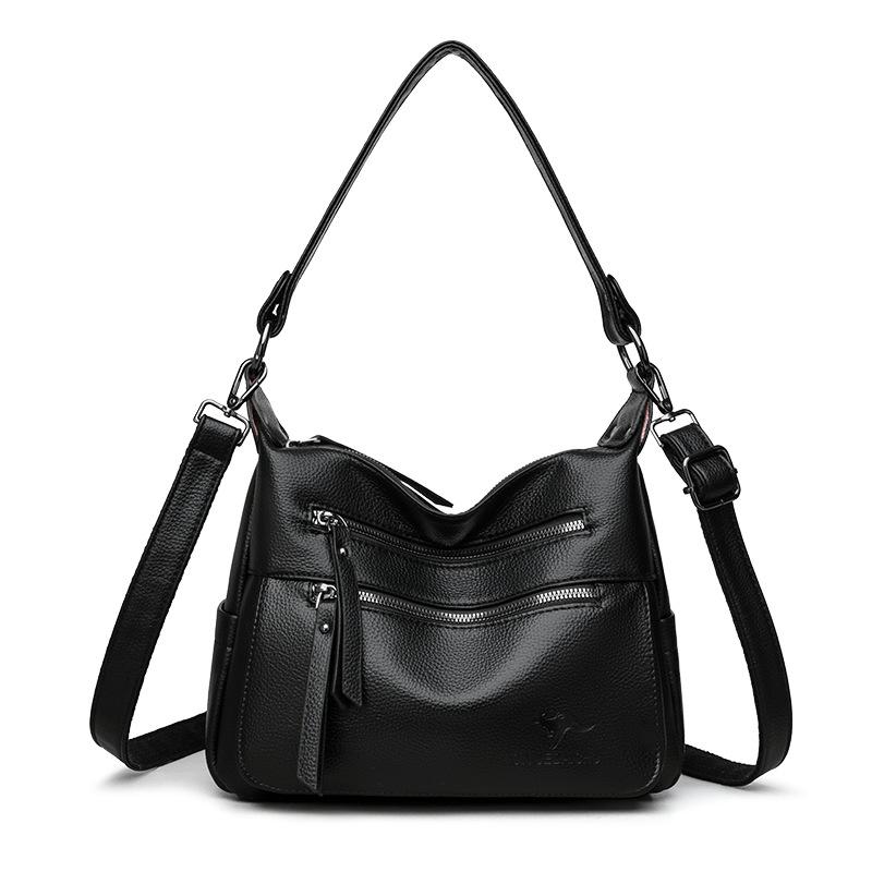 Женская сумка, сумка на одно плечо, высококлассная, большой вместимости, универсальная и модная женская сумка, сумка с текстурой натуральной кожи чёрный
Женская сумка, сумка на одно плечо, высококлассная, большой вместимости, универсальная и модная женская сумка, сумка с текстурой натуральной кожи чёрный