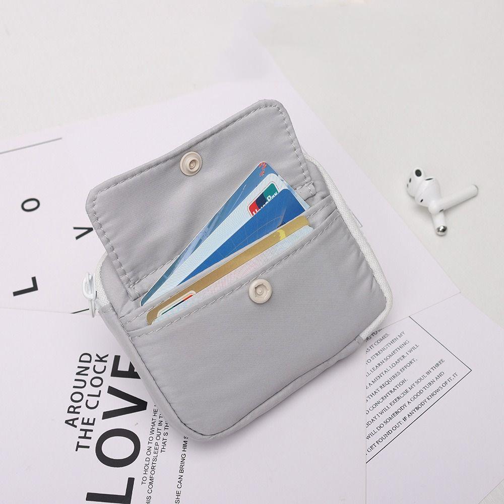 Square Earphone Bag Zipper Mini Storage Bag Simple Nylon Coin Purse Travel чорний 
Square Earphone Bag Zipper Mini Storage Bag Simple Nylon Coin Purse Travel чорний