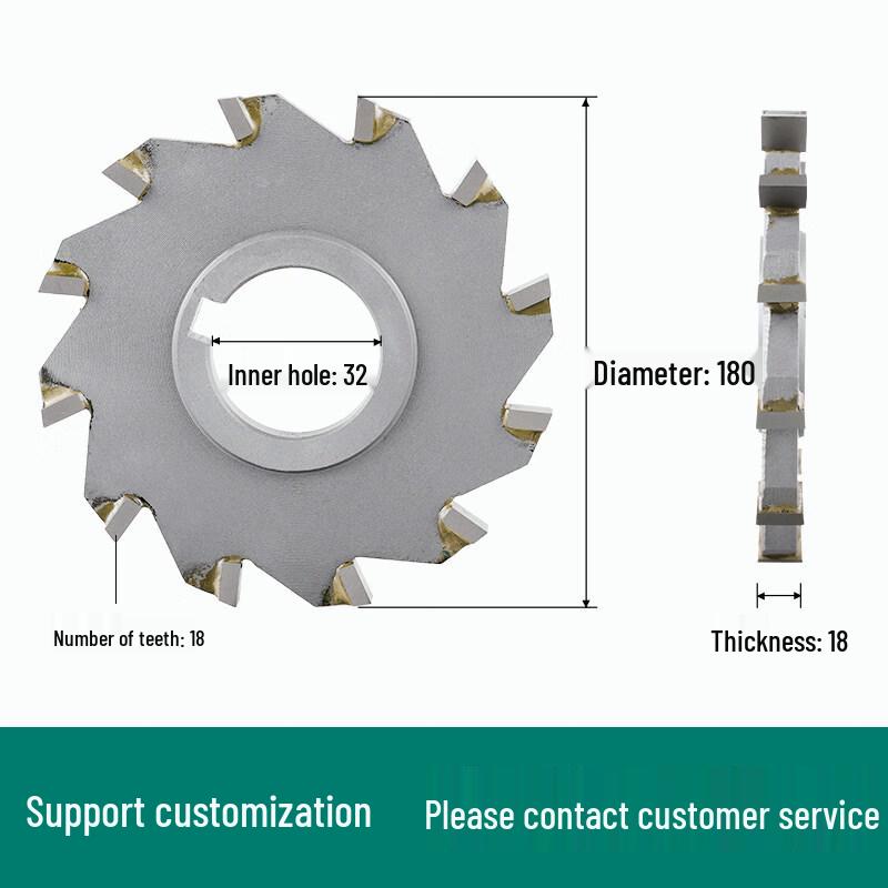 Carbide-tipped Three-sided Disc Milling Cutter
Carbide-tipped Three-sided Disc Milling Cutter