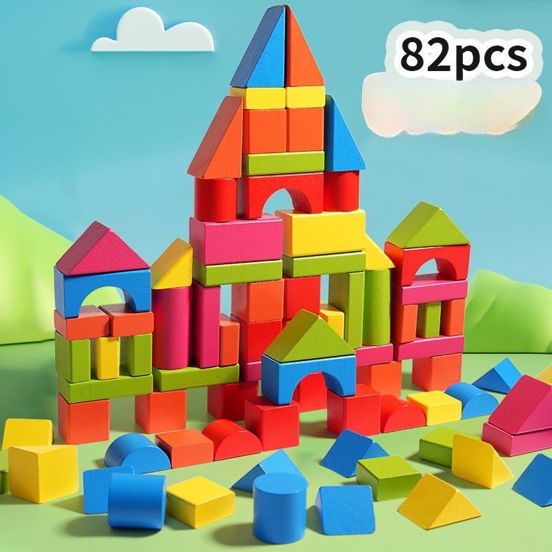 Children S Colored Log Color Beech Building Block Kindergarten Puzzle Assembly Large Particle Wooden Toys
Children S Colored Log Color Beech Building Block Kindergarten Puzzle Assembly Large Particle Wooden Toys
