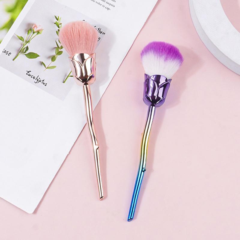 Rose Nail Dust Brush For Manicure Flower Nail Art Brush Nail Accessories Tools Popular Round Small Gel Polish Cleaning Brushes розового золота
Rose Nail Dust Brush For Manicure Flower Nail Art Brush Nail Accessories Tools Popular Round Small Gel Polish Cleaning Brushes розового золота