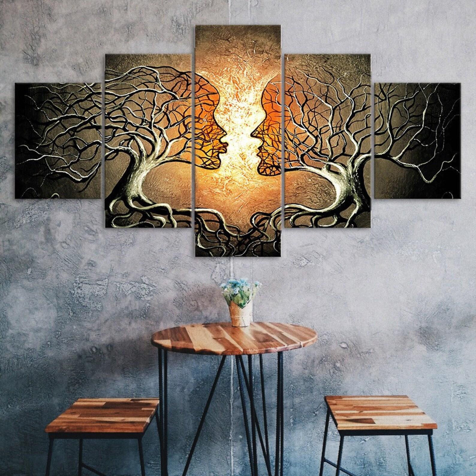 Abstract People Figures Woman Man Scene 5 Piece Five Panel Canvas Print Modern Wall Art Poster Home Decor Gift For Him Her 20X35 20X45 20X55CM
Abstract People Figures Woman Man Scene 5 Piece Five Panel Canvas Print Modern Wall Art Poster Home Decor Gift For Him Her 20X35 20X45 20X55CM