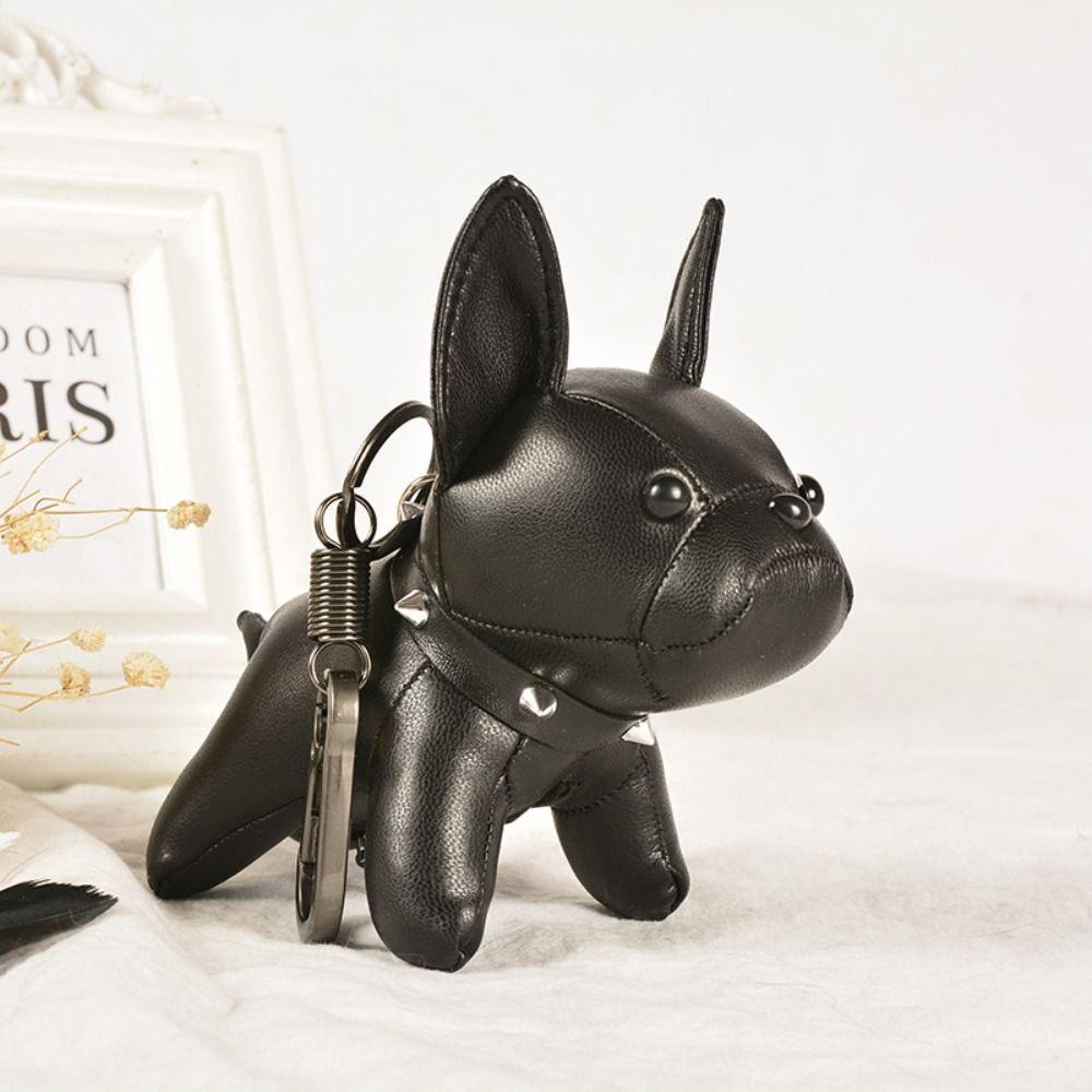 Cute Chubby Leather Keychain French Bulldog Dog Dolls Kawaii Dog Pendant Gift 14CM Silver
Cute Chubby Leather Keychain French Bulldog Dog Dolls Kawaii Dog Pendant Gift 14CM Silver