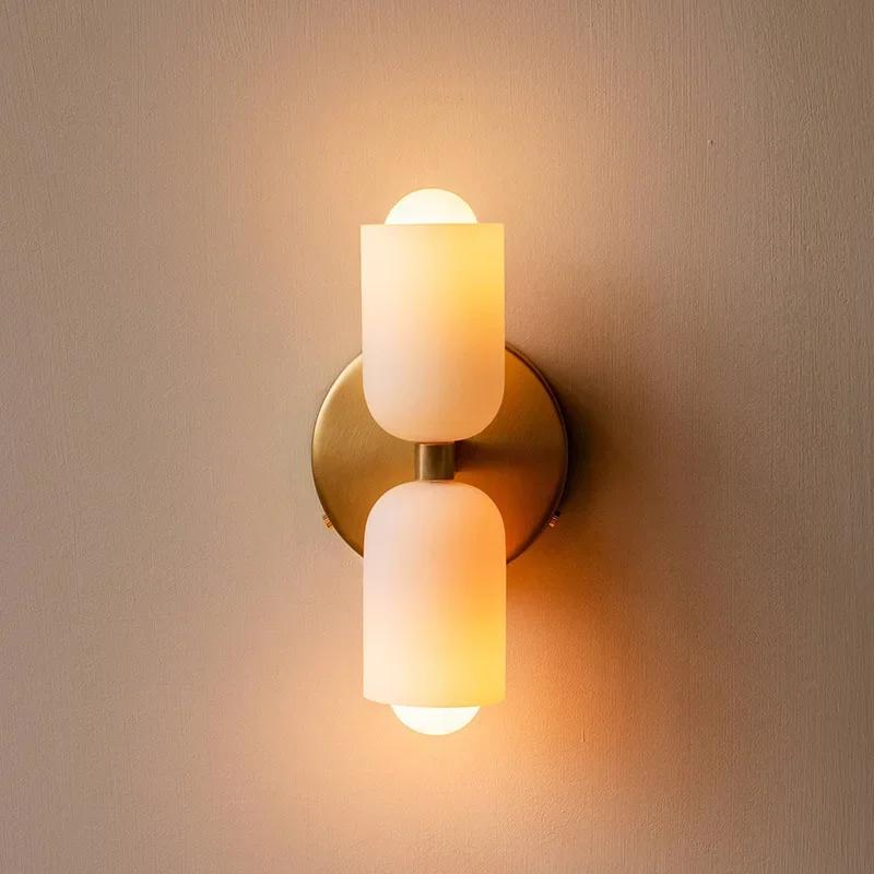 Nordic Creative Double Headed LED Wall Light Glass High End Cream Style Спальня Средневековый Лестничный Дизайн Светильники Warm light золотистый
Nordic Creative Double Headed LED Wall Light Glass High End Cream Style Спальня Средневековый Лестничный Дизайн Светильники Warm light золотистый