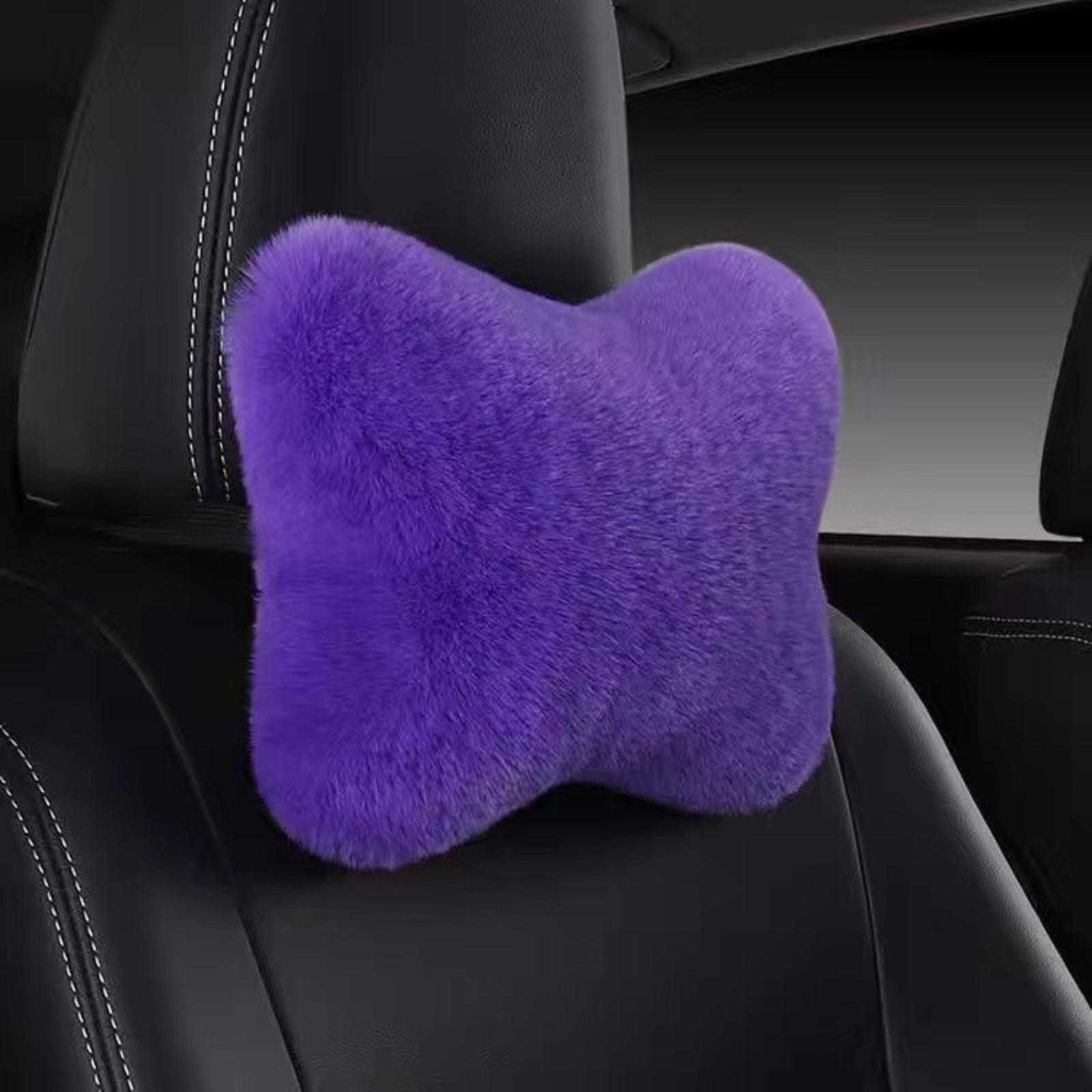 Автомобільна плюшева подушка підголівника, Автомобільна подушка для шиї One Size фіолетовий
Автомобільна плюшева подушка підголівника, Автомобільна подушка для шиї One Size фіолетовий