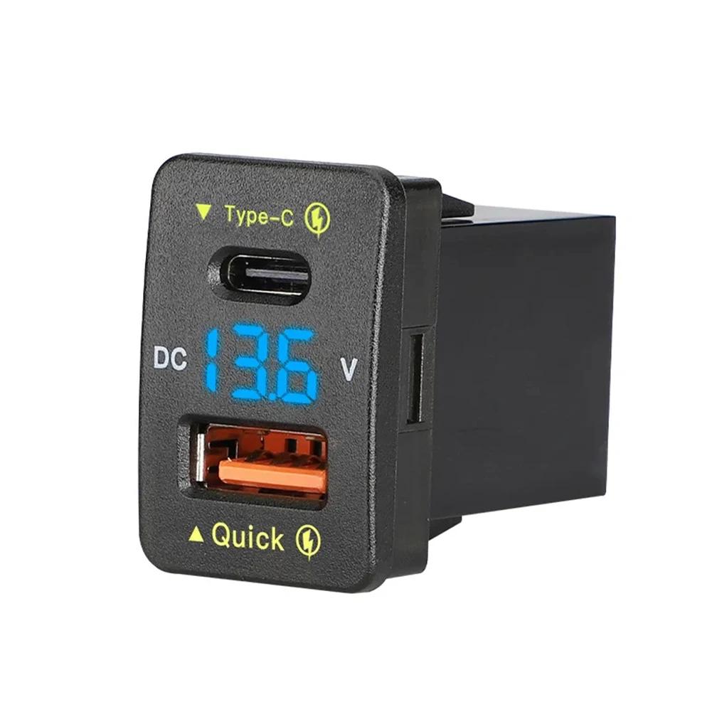 Fast Charging Car Charger Adapter With Dual Ports For QC3 0 And PD Includes Digital Voltmeter For Voltage Monitoring
Fast Charging Car Charger Adapter With Dual Ports For QC3 0 And PD Includes Digital Voltmeter For Voltage Monitoring